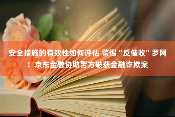 安全措施的有效性如何评估 警惕“反催收”罗网！京东金融协助警方破获金融诈欺案