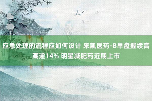 应急处理的流程应如何设计 来凯医药-B早盘握续高潮逾14% 明星减肥药近期上市