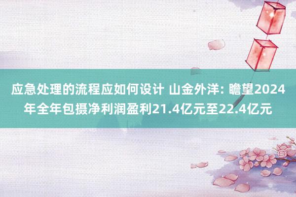 应急处理的流程应如何设计 山金外洋: 瞻望2024年全年包摄净利润盈利21.4亿元至22.4亿元