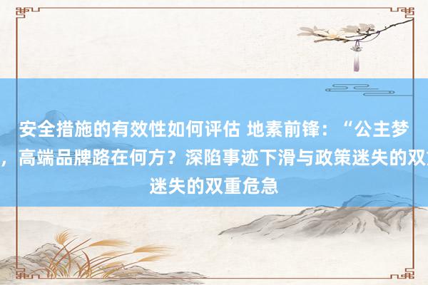 安全措施的有效性如何评估 地素前锋：“公主梦”顺心，高端品牌路在何方？深陷事迹下滑与政策迷失的双重危急