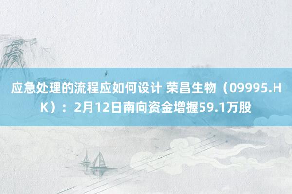 应急处理的流程应如何设计 荣昌生物（09995.HK）：2月12日南向资金增握59.1万股