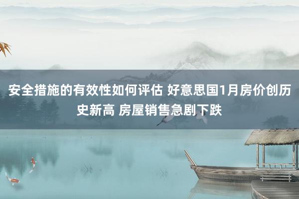 安全措施的有效性如何评估 好意思国1月房价创历史新高 房屋销售急剧下跌